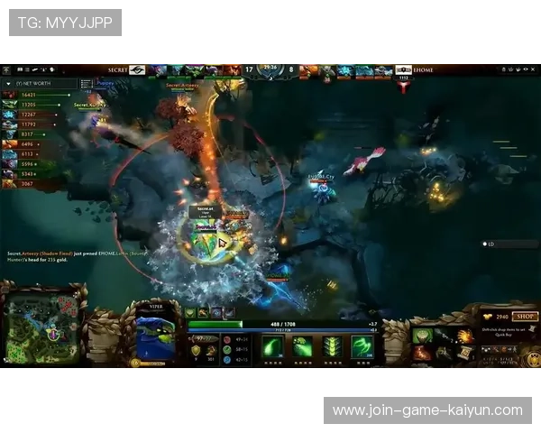 电竞Dota2神符点燃团战一波带走比赛